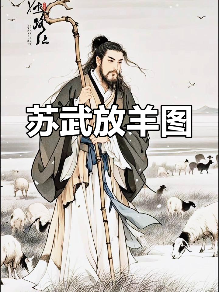 苏武牧羊图:一幅展现忠诚与坚韧的经典画面