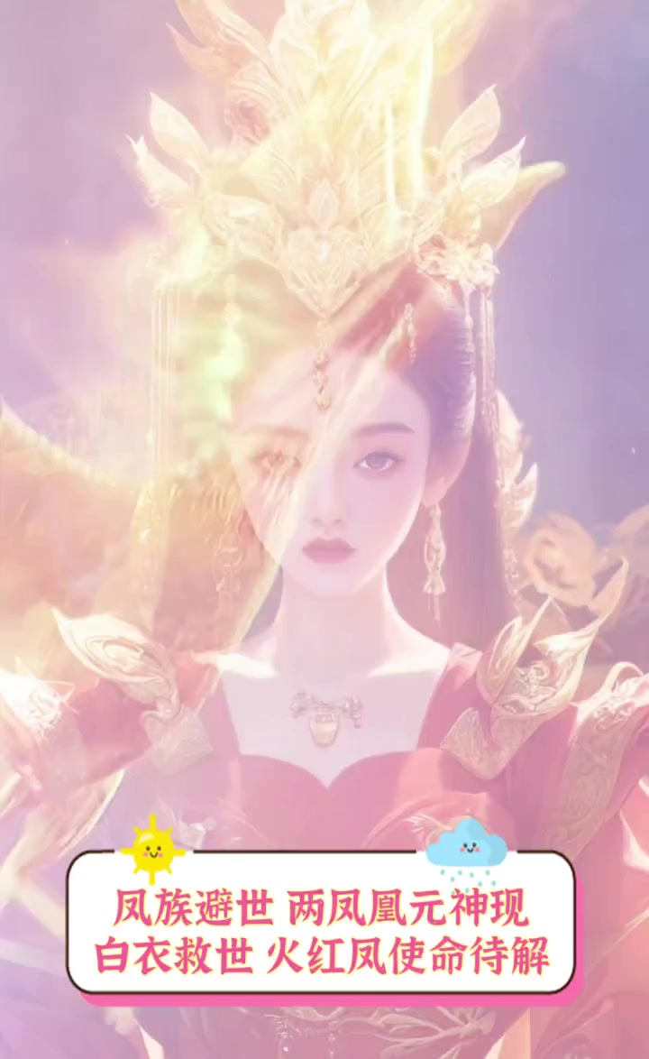 凤族避世,两凤凰元神现,白衣救世,火红凤使命待解