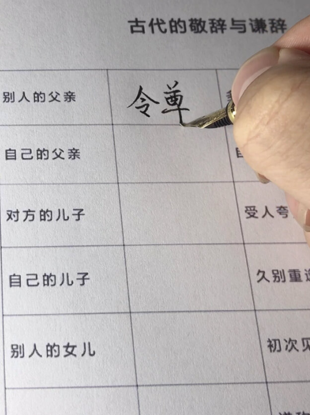 古代的谦辞与敬辞-度小视