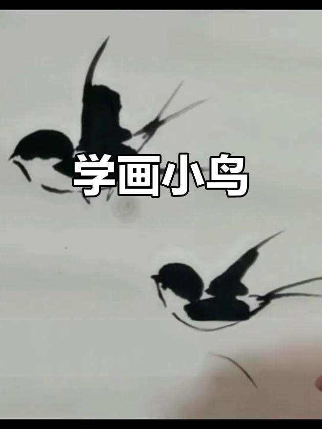 零基础学毛笔,轻松画出可爱小鸟