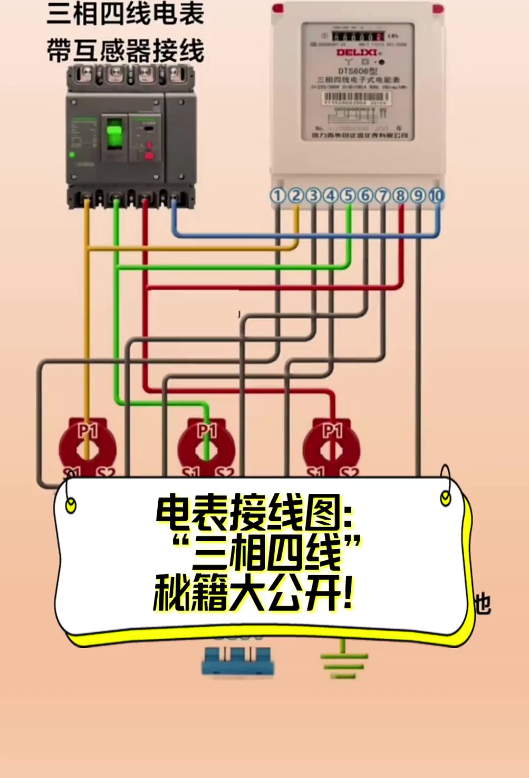 三相四线风机接线实图图片