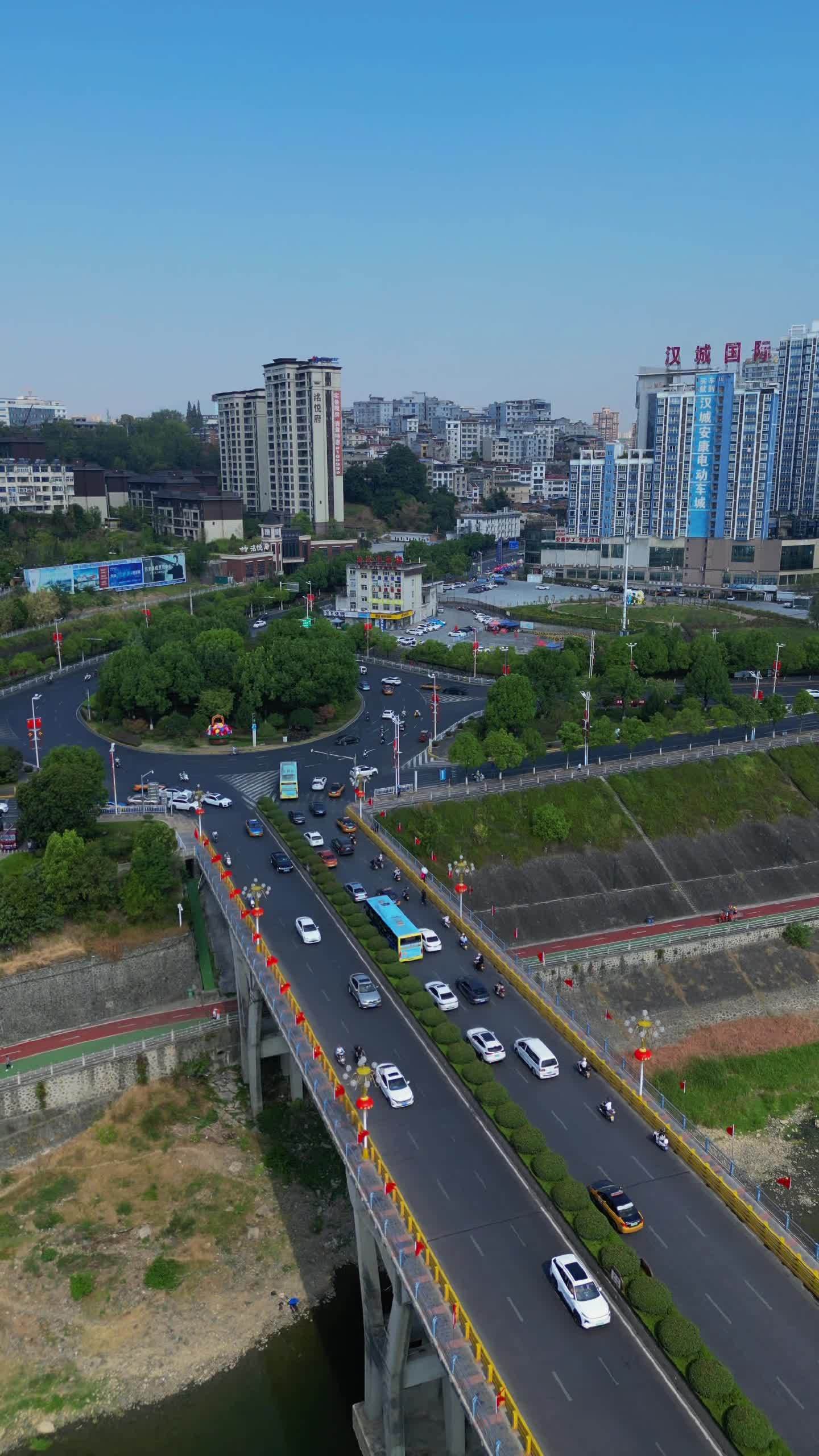 安康城市风景小区图片