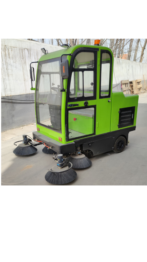 电动四轮扫地车 多功能电动清扫车 清扫洒水喷雾降尘扫地机-度小视