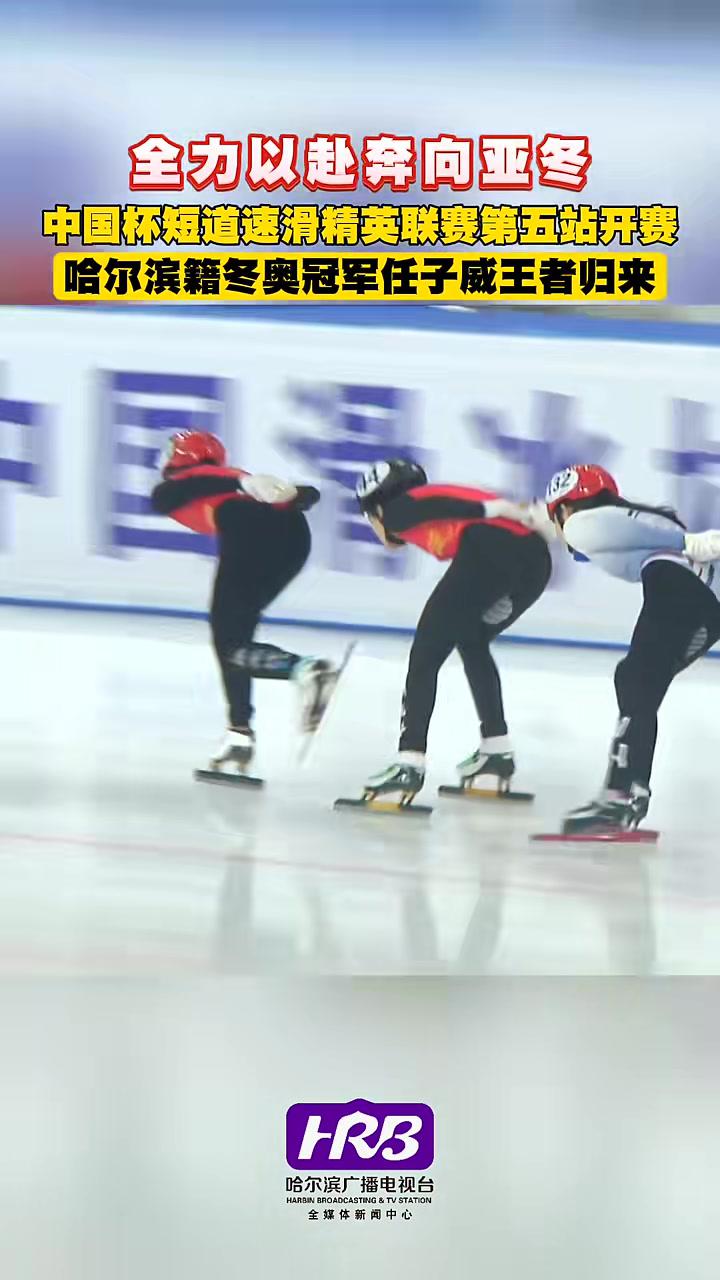 短道速滑任子威头盔图片