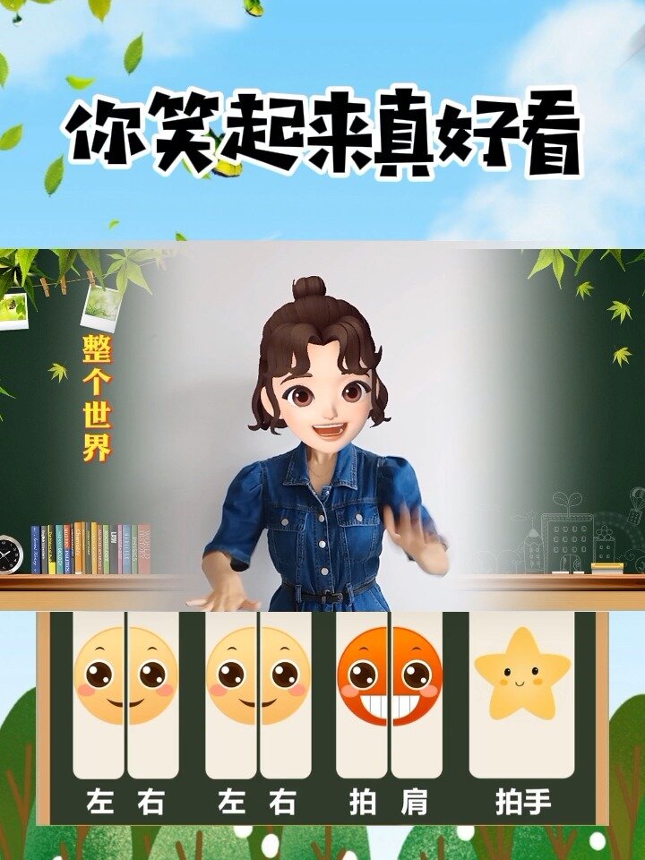 《你笑起来真好看》课前律动