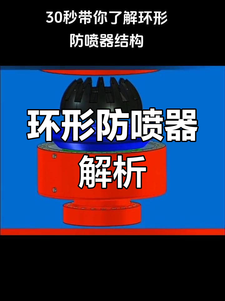 30秒了解环形防喷器工作原理与结构