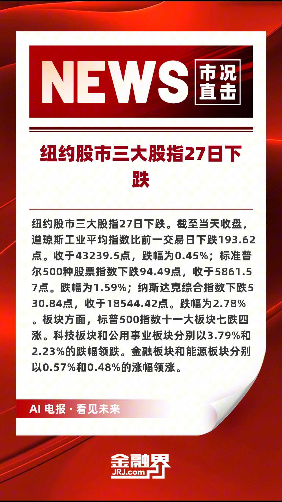 纽约股市三大股指14日上涨