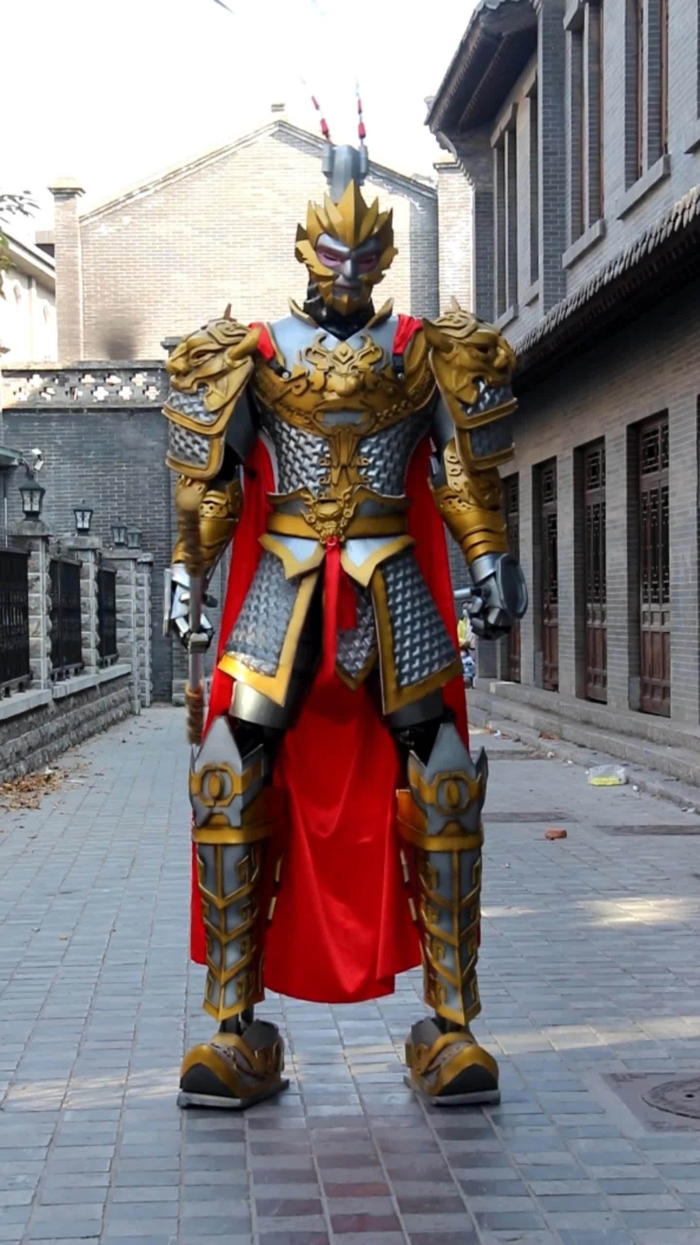 最帅国风机甲孙悟空变身 国风机甲 大圣归来 高手在民间 百变金刚 孙