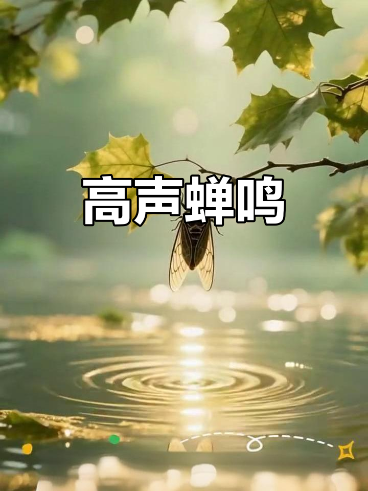 蝉鸣高远,秋意渐浓
