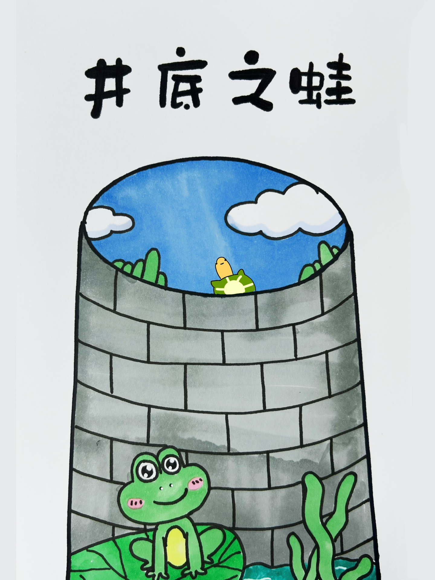 井底之蛙图片插图图片