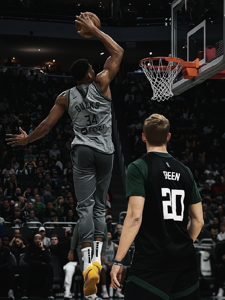 "字母哥最新训练照 又平框了",字母哥