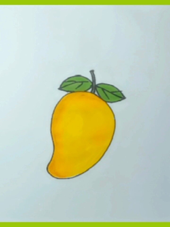 芒果简笔画