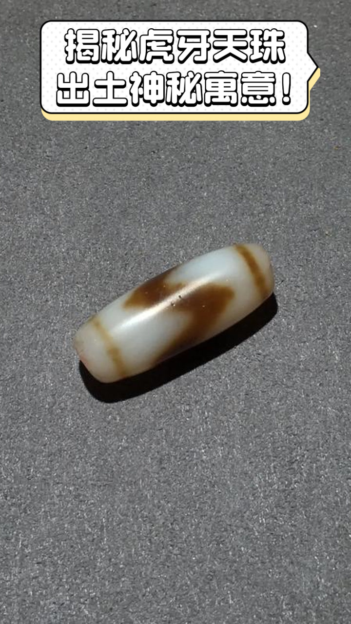 揭秘虎牙天珠,出土神秘寓意!