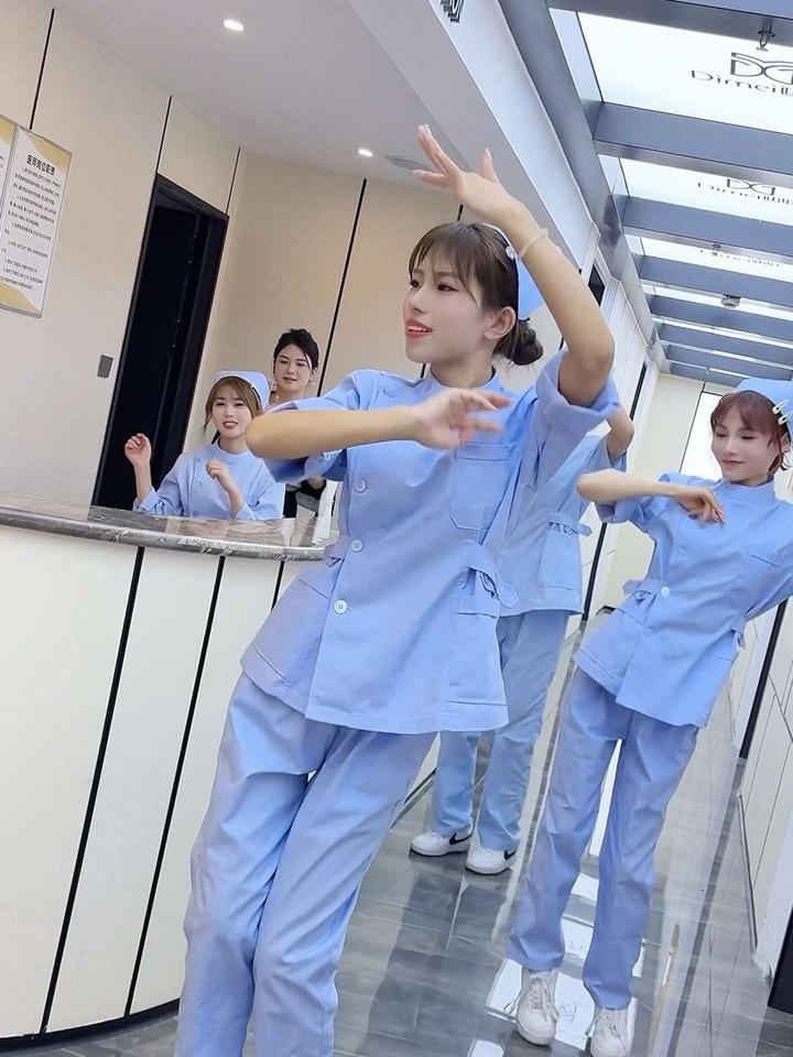 我也可以当老师了,护士跳舞,热爱工作热爱生活