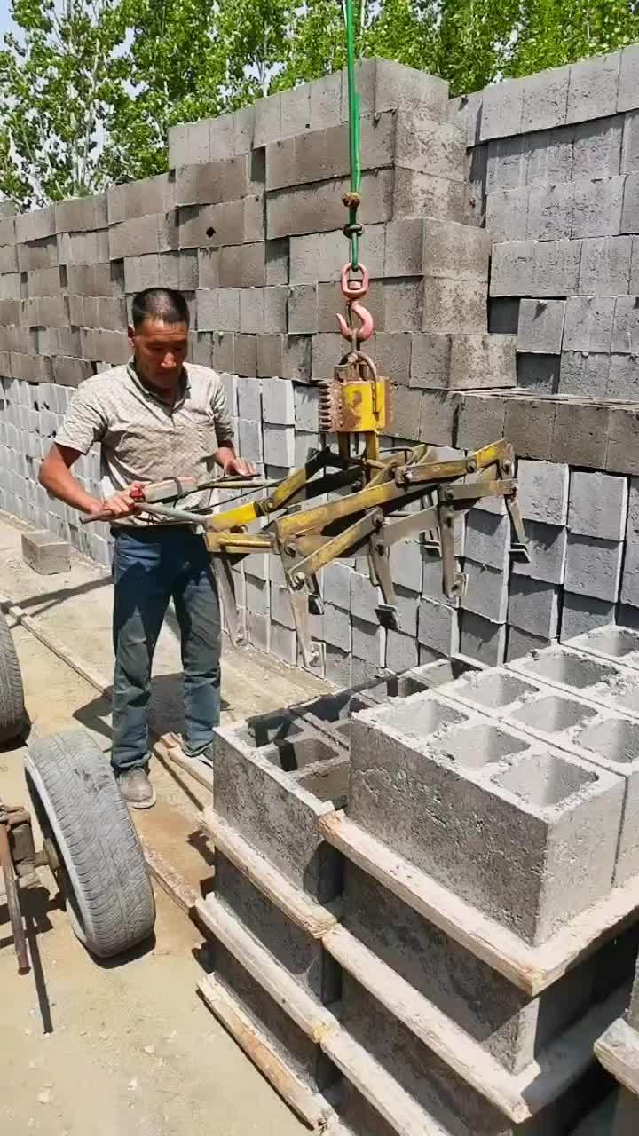 吊砖机 垛砖机标砖夹砖机 空心抓夹砖机 空心砖抓砖机 空心砖码垛机