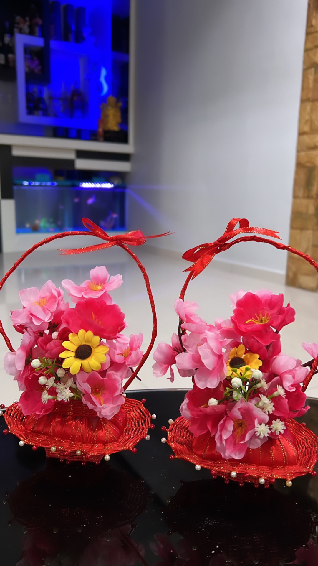 手工制作 蝴蝶结 香皂小花篮～可爱