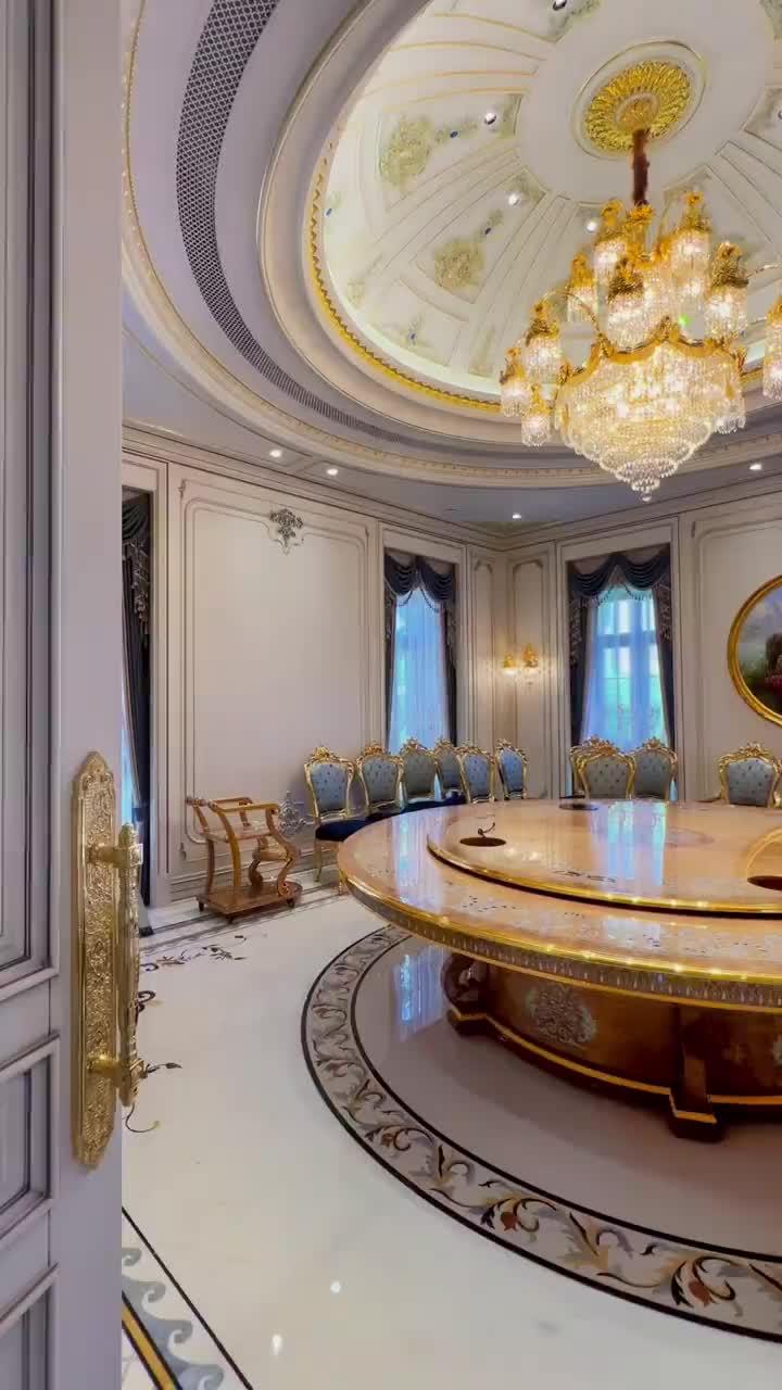 豪宅标配,大宴会厅,别墅设计 别墅装修 宴会厅