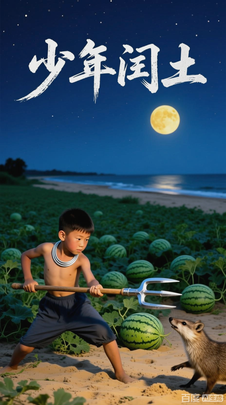 鲁迅先生小说的《少年闰土》