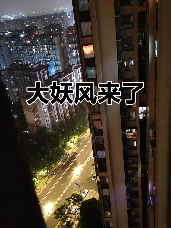 今晚妖风来袭,几级大风吹得有点猛