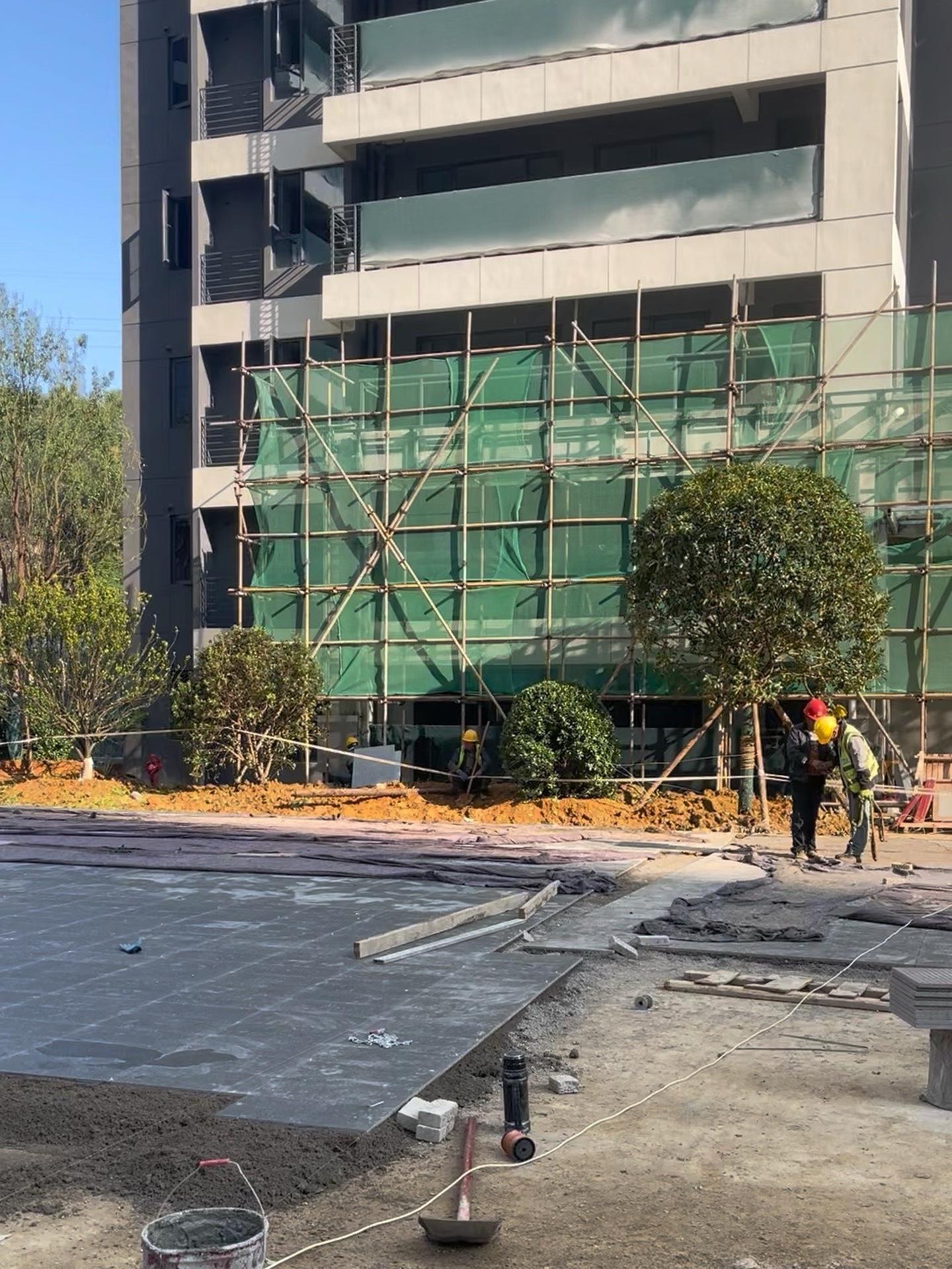 施工现场实拍 记录在工地上的日子 工程人 园林景观 建我生态