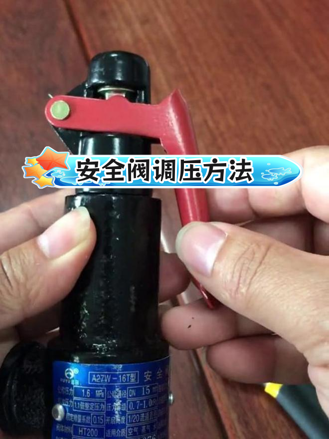 安全阀压力调整步骤详解