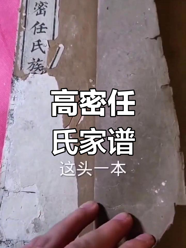 山东高密任氏家族早期族谱:寻根之旅,探秘传统