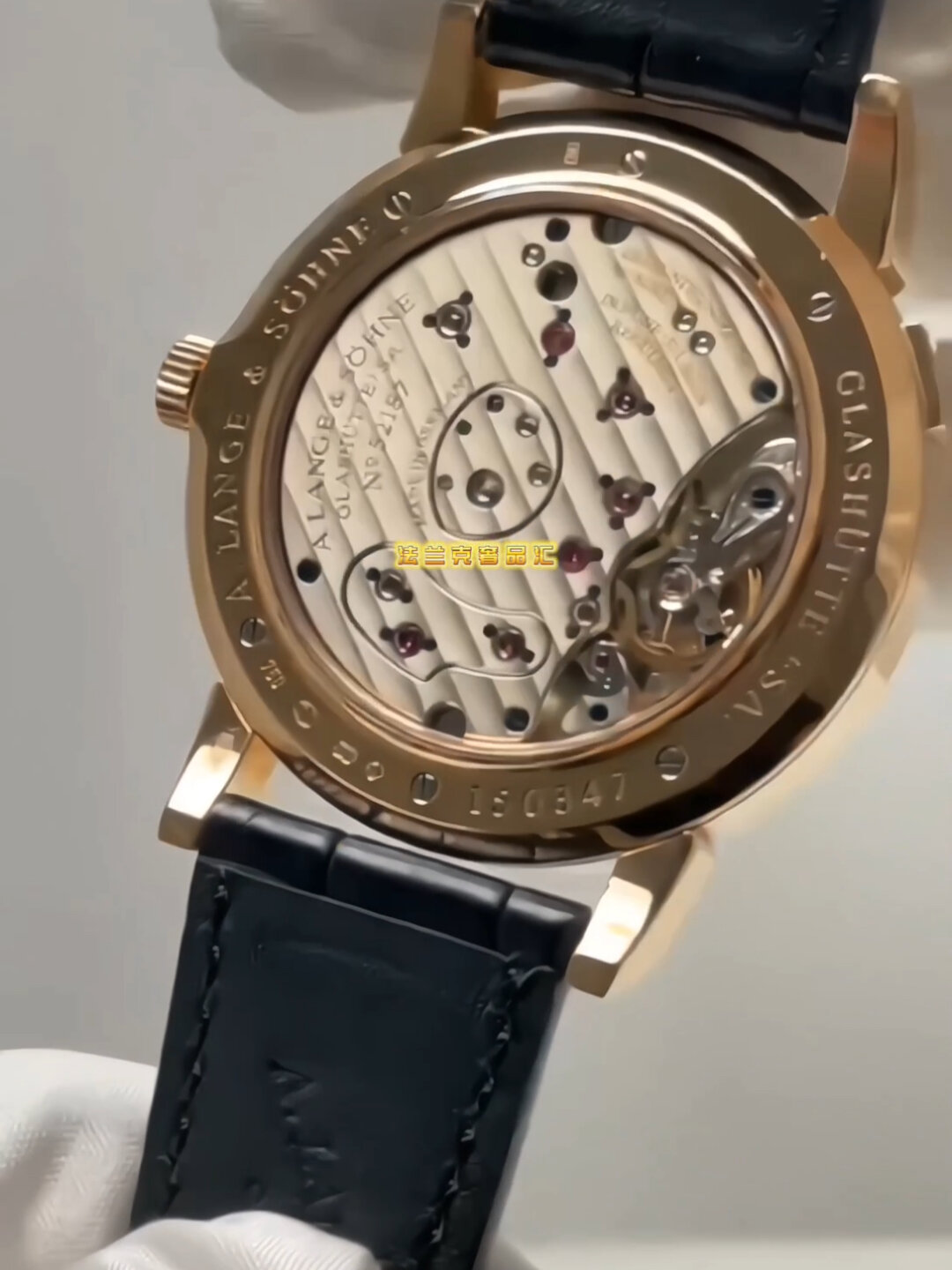 朗格lange 1大日历动力储备手动机械腕表