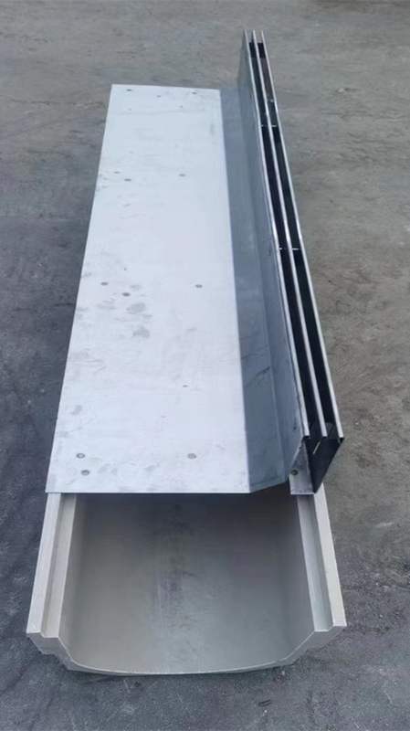 定制304不锈钢线性地沟u型槽水沟槽盖板厨房成品排水沟下水道