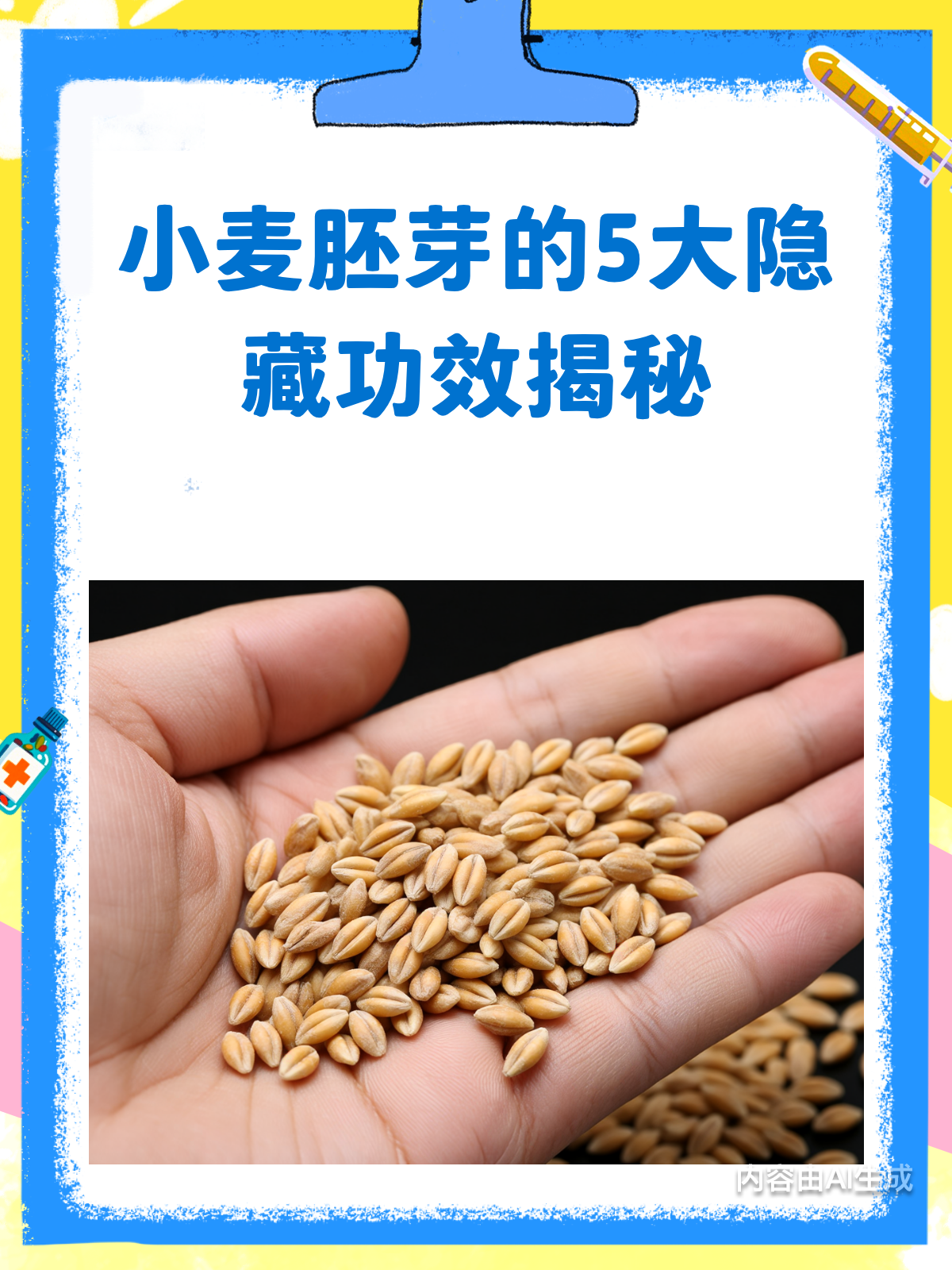 小麦胚芽的5大隐藏功效,你get了吗?