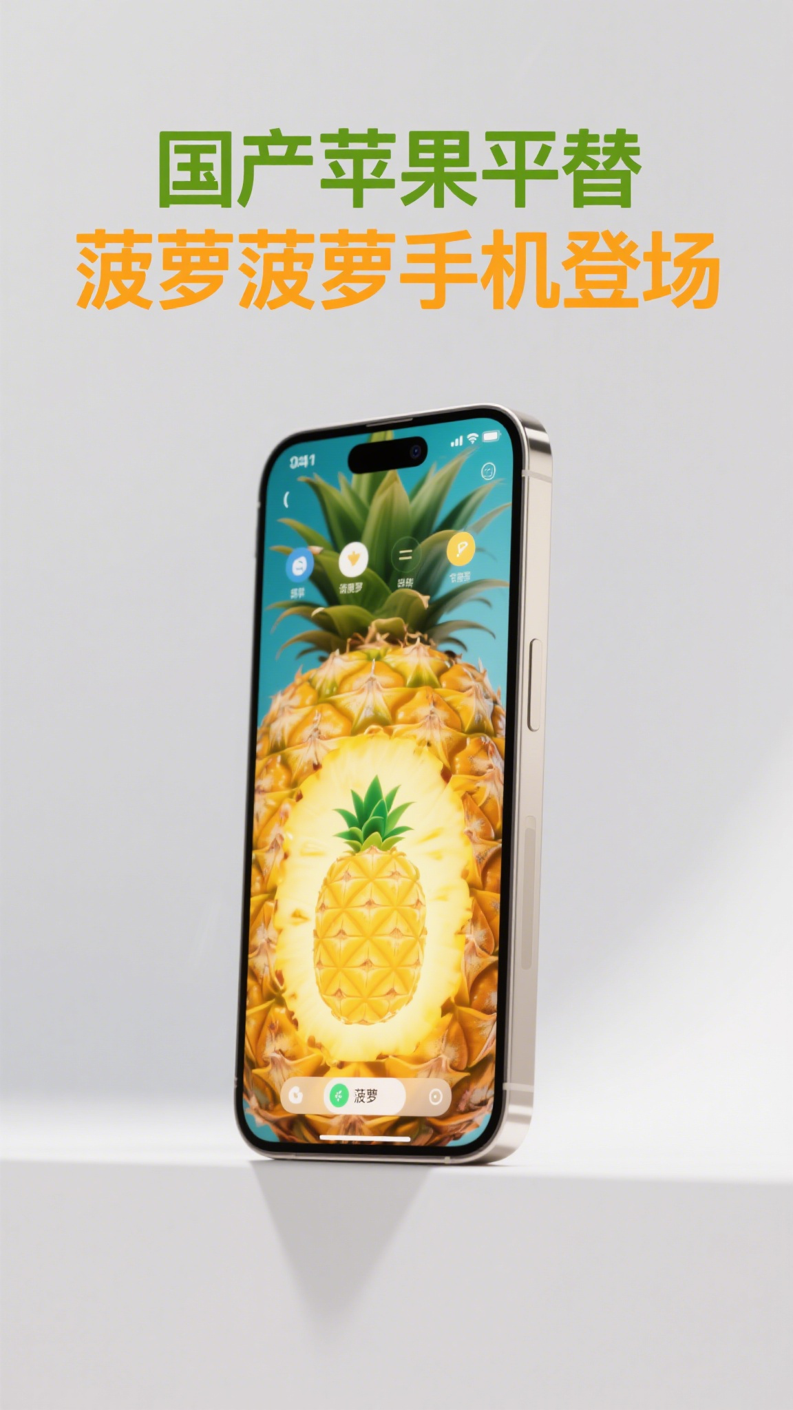 国产苹果平替,菠萝菠萝手机登场