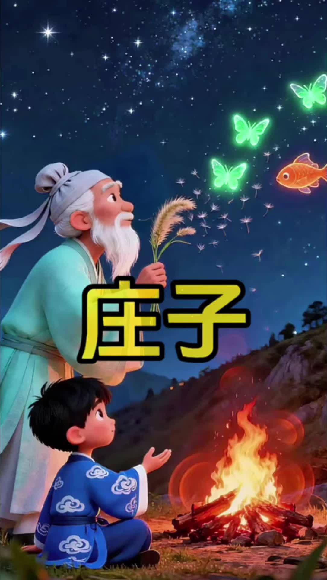 创作灵感《庄子》国学文化 启蒙教育