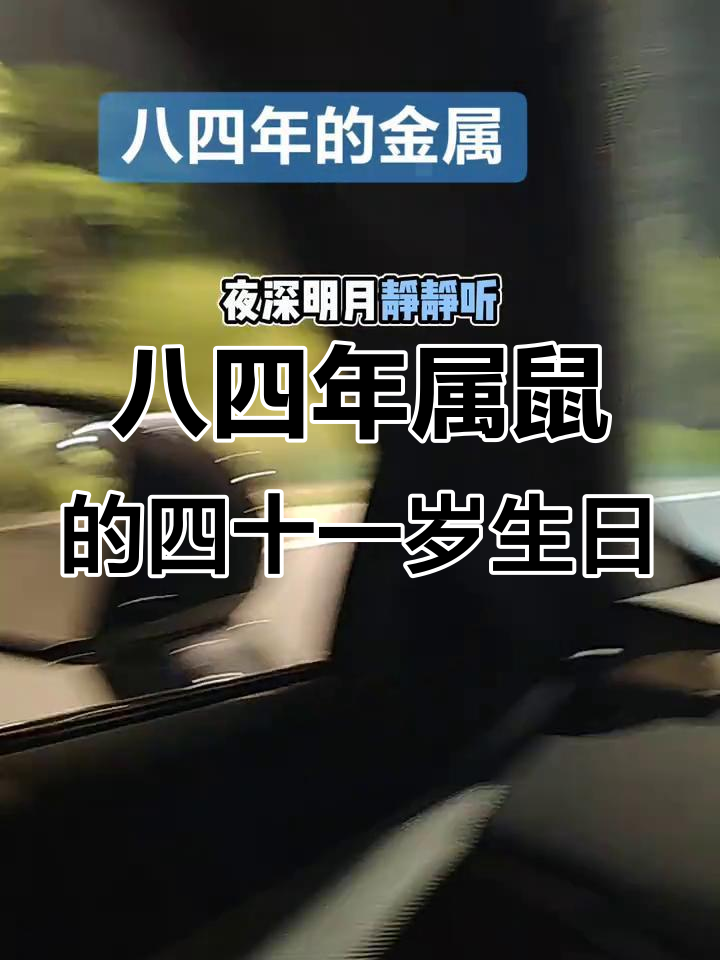 1984年属鼠人,四十一岁回顾与展望