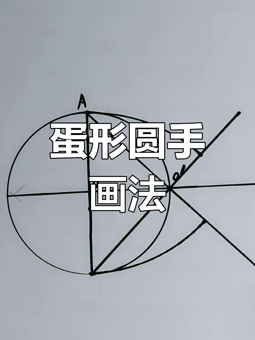 蛋形圆画法全解析,轻松掌握手工放样技巧