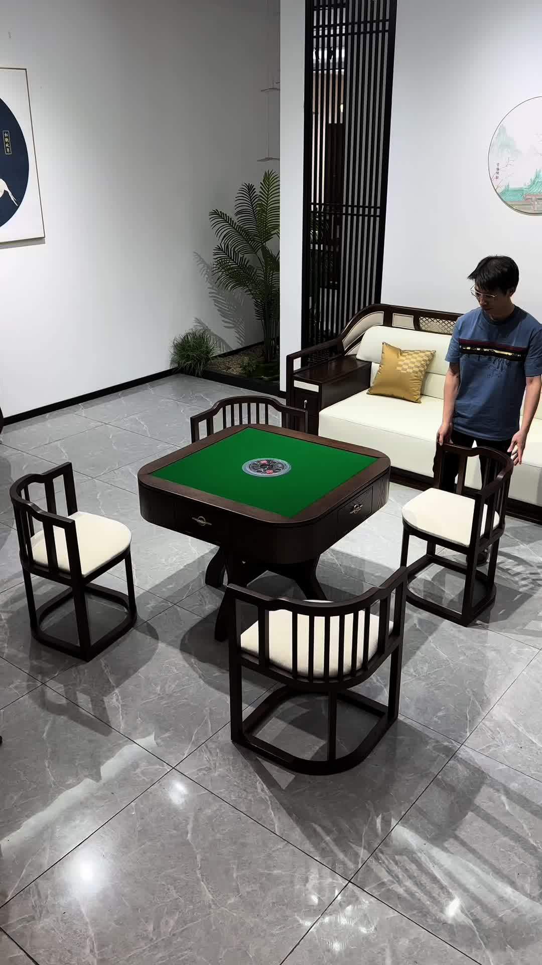 圆桌 麻将餐桌 餐桌椅 麻将机 好物推荐