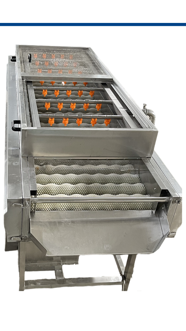 海蛎子平行毛辊清洗机 果蔬毛刷去皮设备