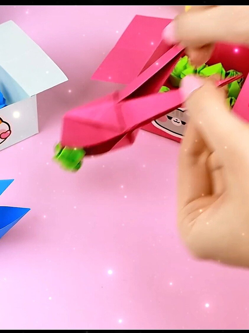 儿童折纸手工-夹子 幼儿园手工