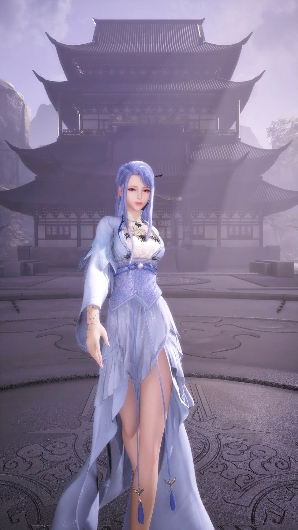 诸天纪今天小师妹也在被迫营业来欣赏秋月华的绝美直拍吧