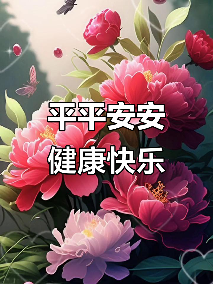 祝福满满,平安健康好运常伴