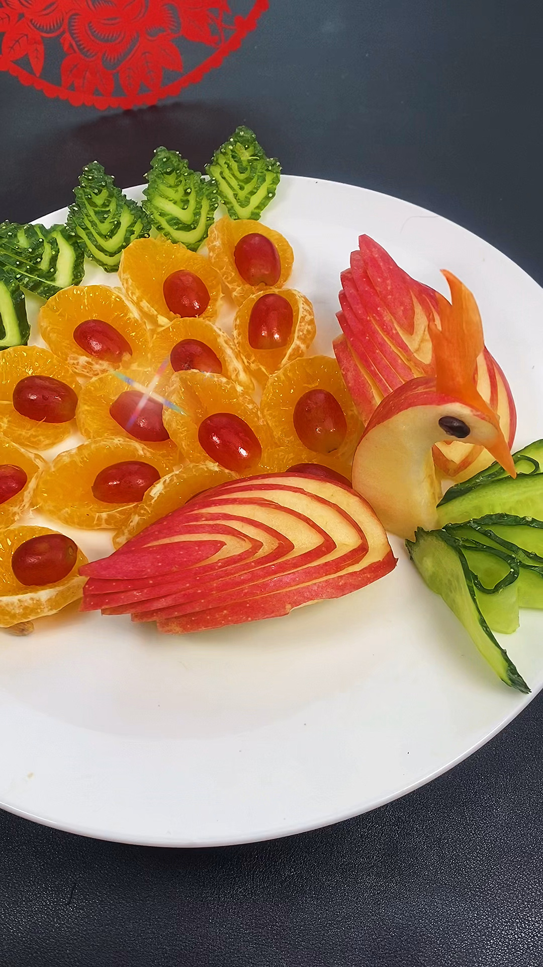 年夜饭第16道菜 孔雀开屏