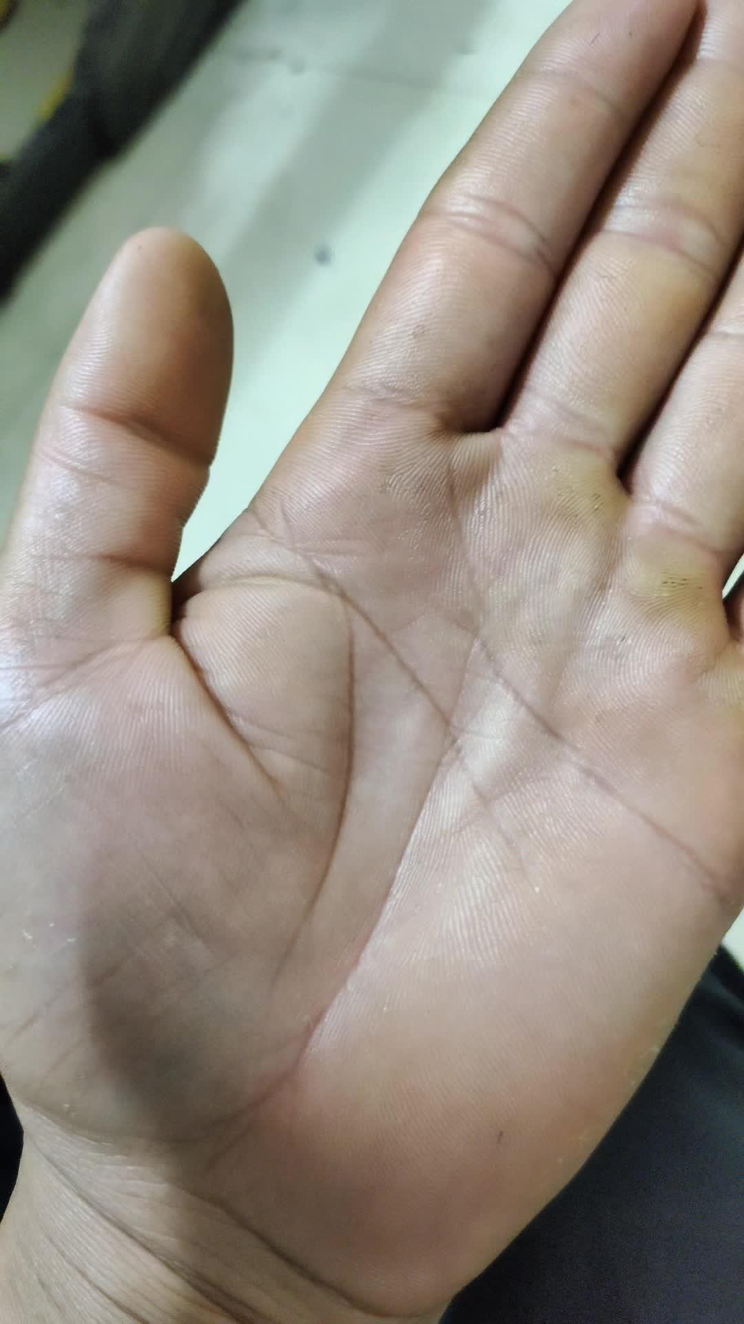 内容过于真实 掌纹的秘密 干活的手 勤劳致富靠双手 张开手需要多大的