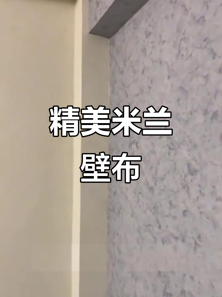 米兰壁布,耐脏易清洁,纹理精致,效果超赞!