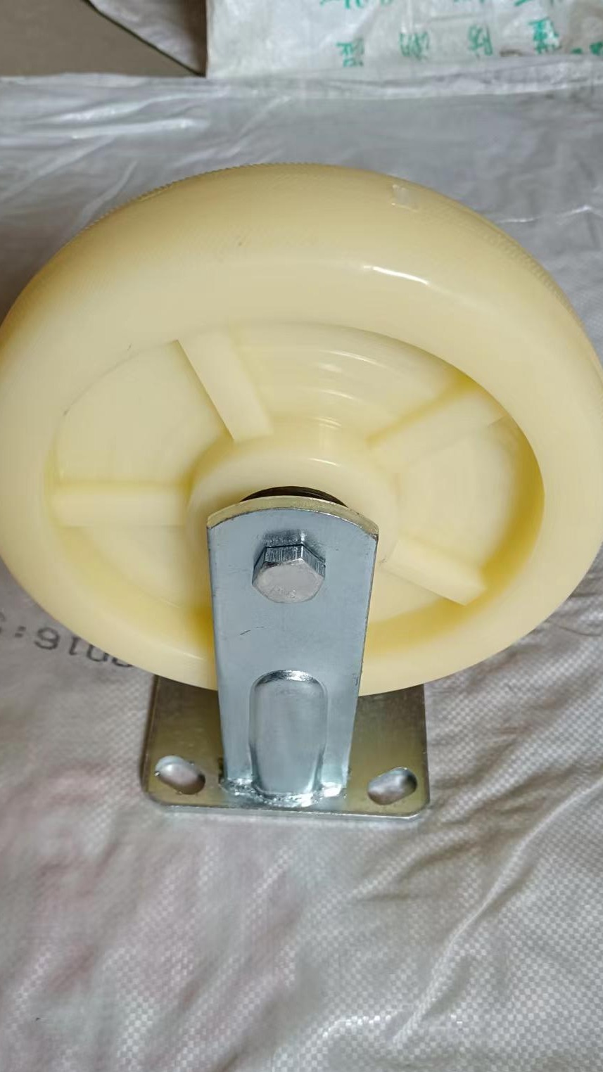 工业尼龙轮 8寸重型定向脚轮-度小视