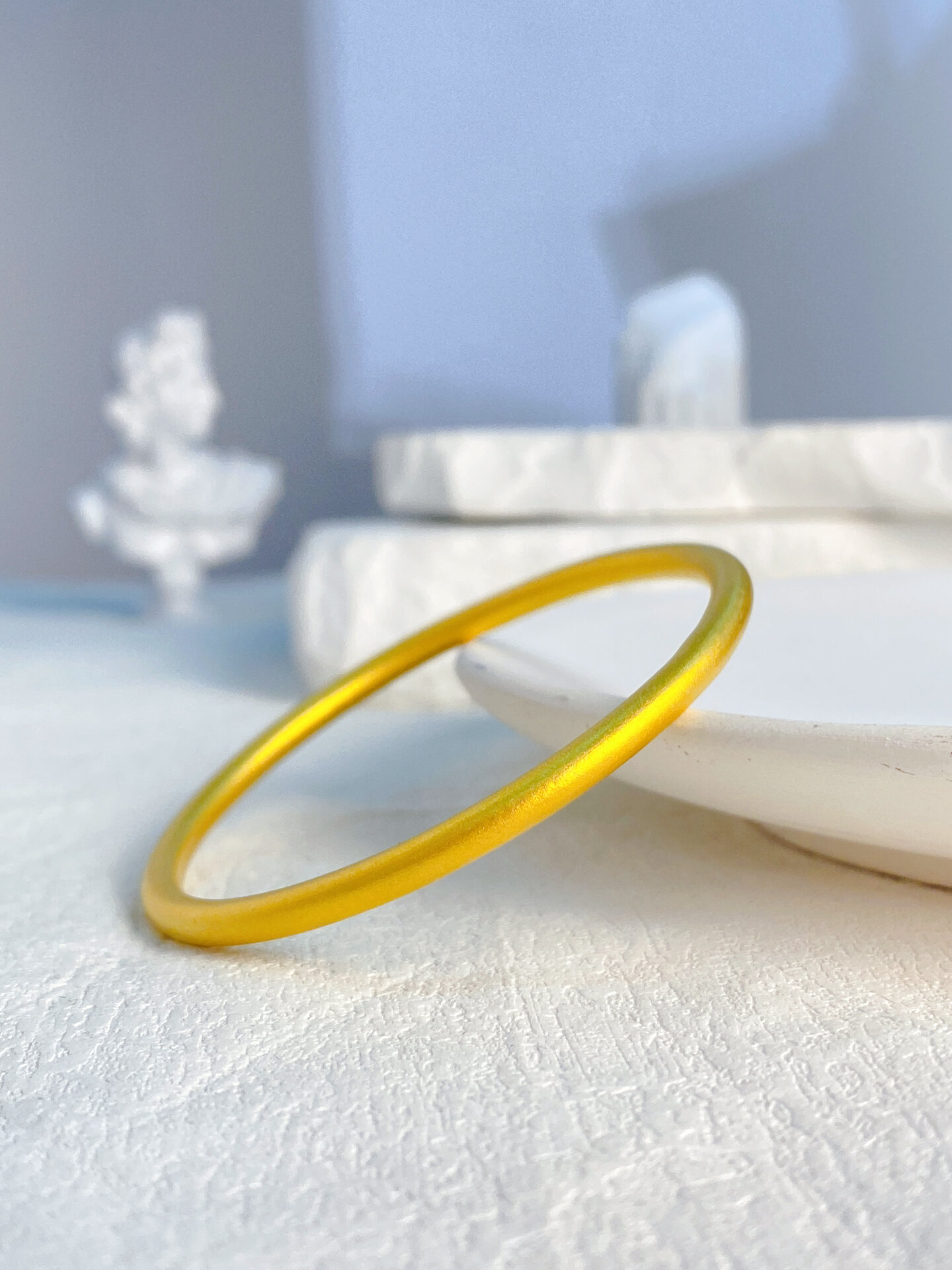 30克的素圈金镯子,超好看啊!