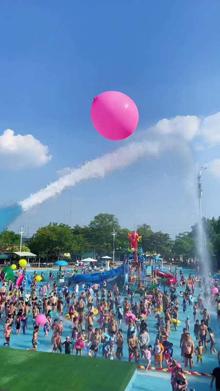 盈香水上乐园 盈香玩水热浪音乐季 气球-度小视