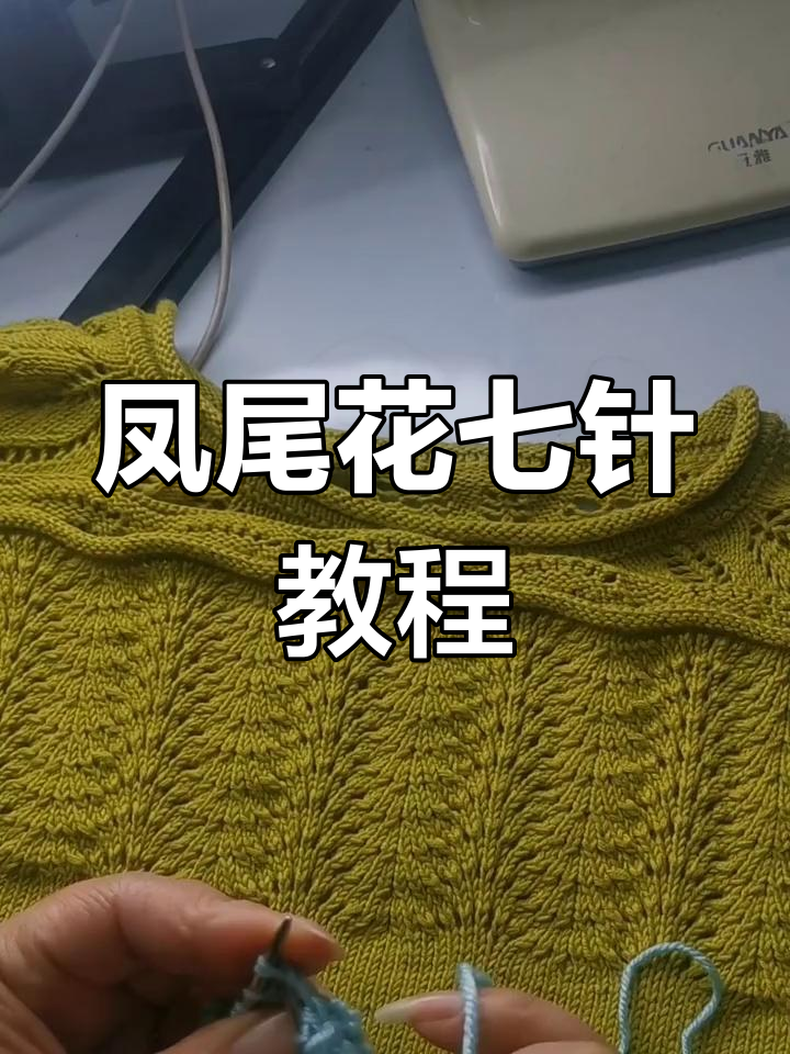 凤尾花七针织法全解析,轻松学会这朵美丽花朵