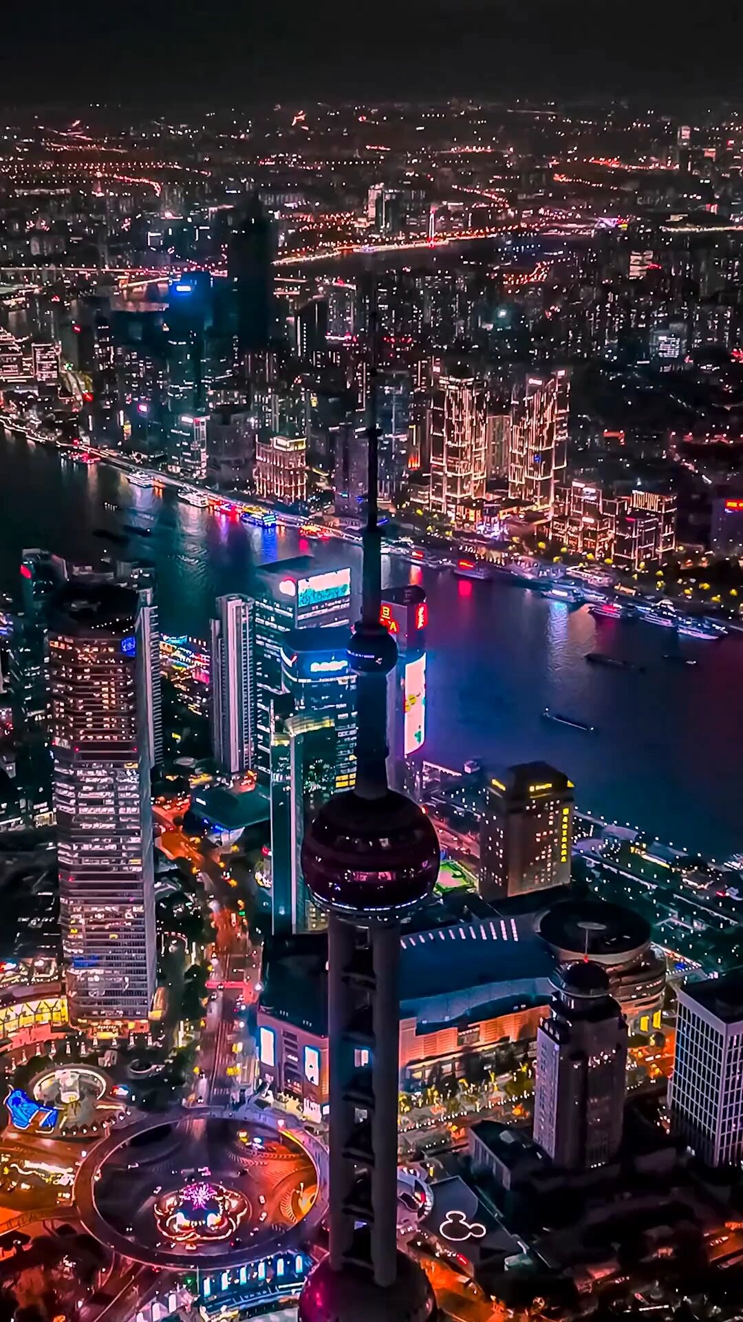 上海地标夜景图片