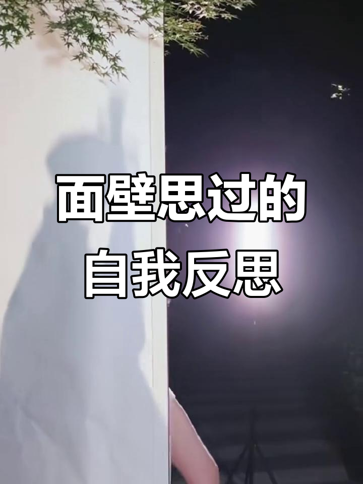 小说中的自己,面壁思过时的真实感受