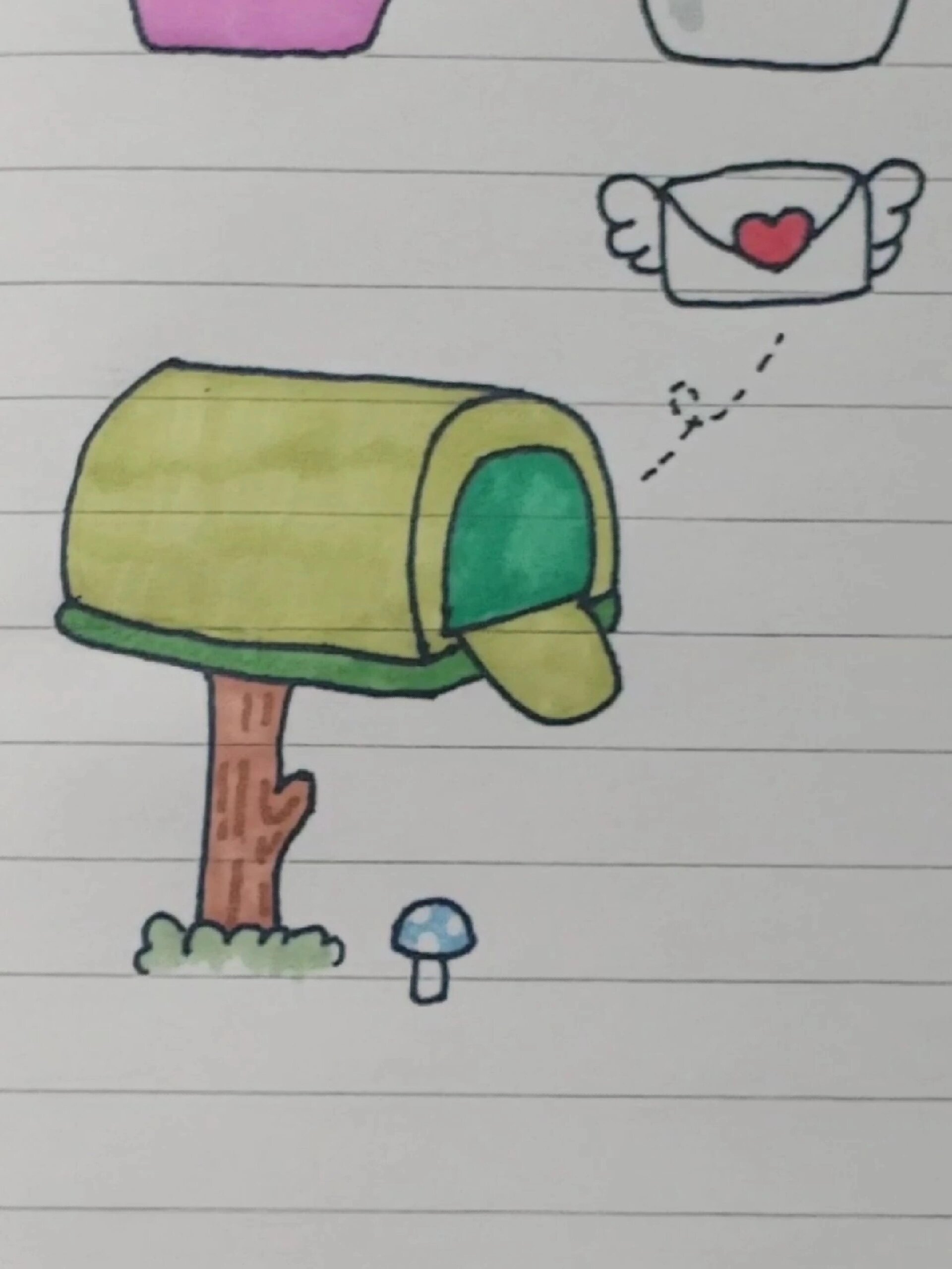 邮箱简笔画