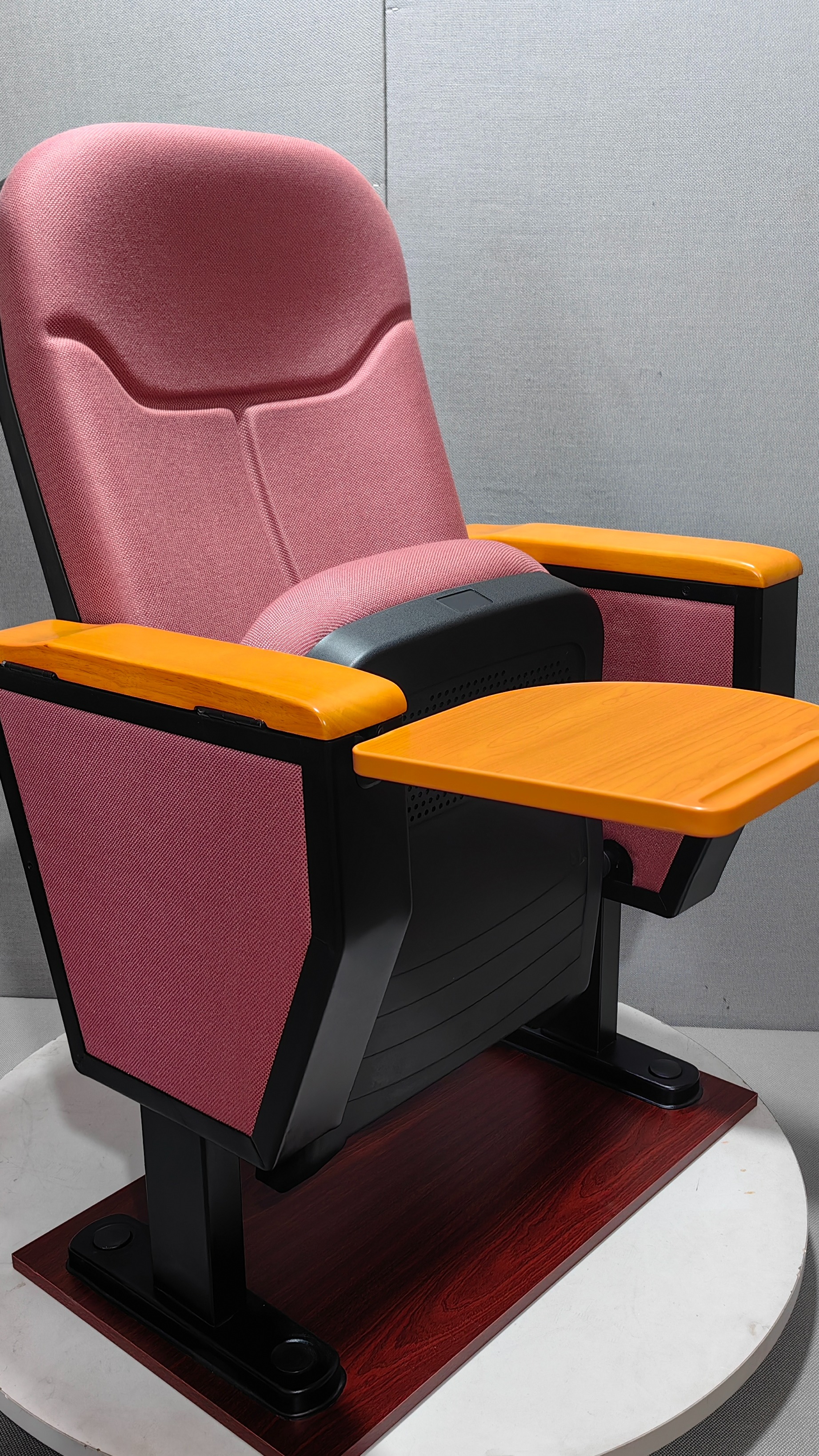 报告厅礼堂座椅坐感舒适款式新意带可翻转功能