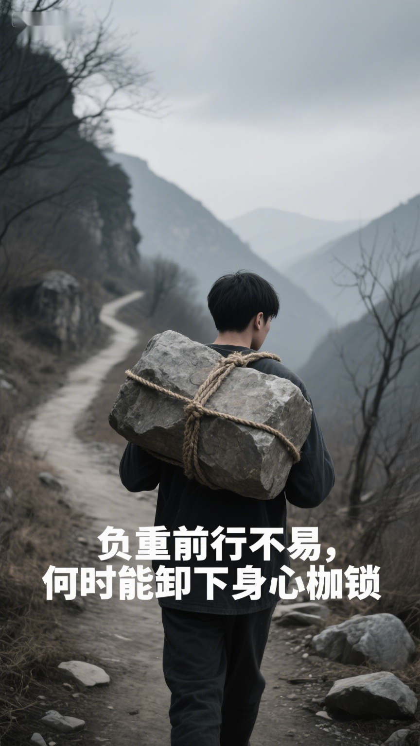 负重前行不易,何时能卸下身心枷锁